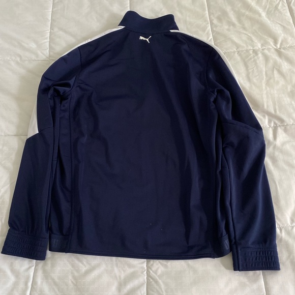 PUMA Navy blue T7 Iconic Track sweater Size Medium - Picture 2 of 3
